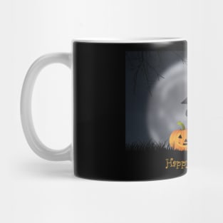 Happy Halloween Cat Mug